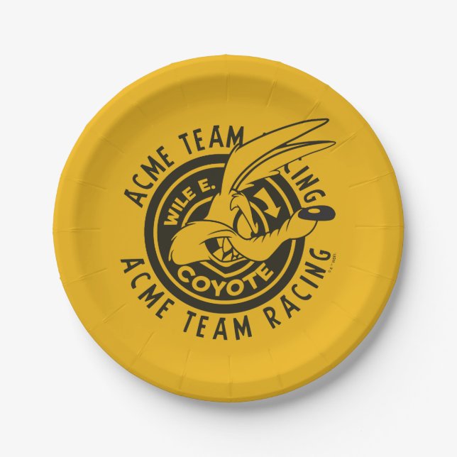 WILE E. COYOTE™ Acme Team Racing Pappteller (Vorderseite)