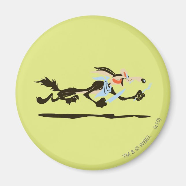 WILE E. COYOTE™ Chasing Dinner Magnet (Vorne)