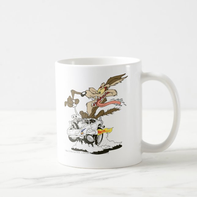 WILE E. COYOTE™ Crazy Driver Kaffeetasse (Rechts)