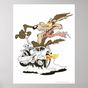 WILE E. COYOTE™ Crazy Driver Poster