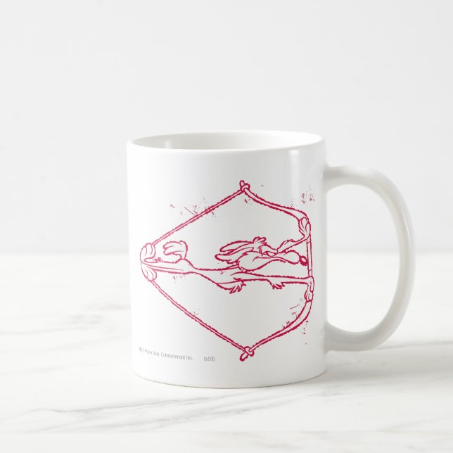 WILE E. COYOTE™ Distressed Archery Kaffeetasse (Rechts)
