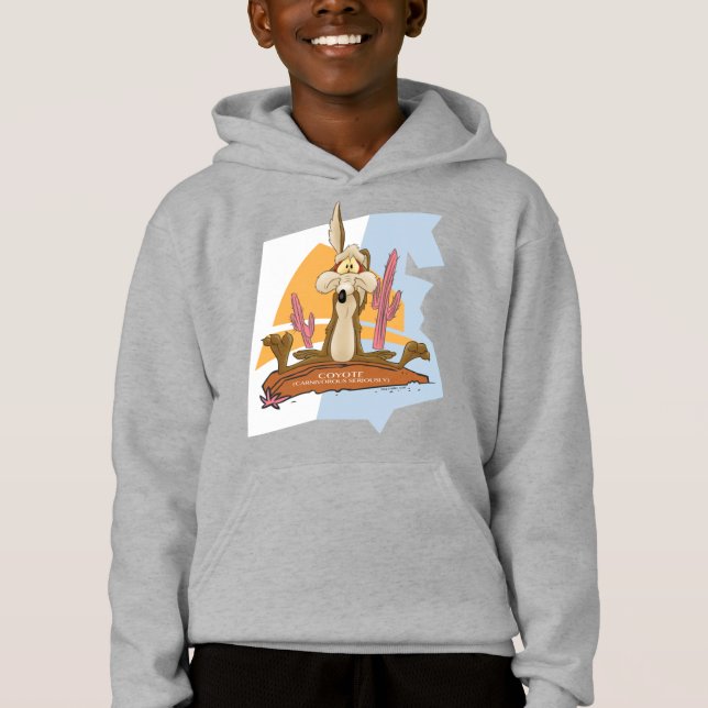 WILE E. COYOTE™ (Fleischfresser ernsthaft) Hoodie (Vorderseite)
