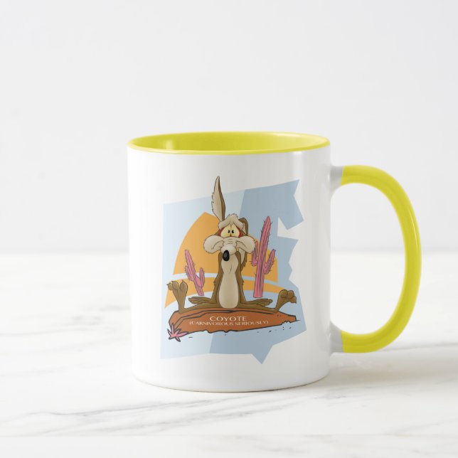 WILE E. COYOTE™ (Fleischfresser ernsthaft) Tasse (Rechts)