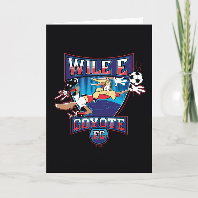 WILE E. COYOTE™ Football Club Badge Karte (Vorderseite)