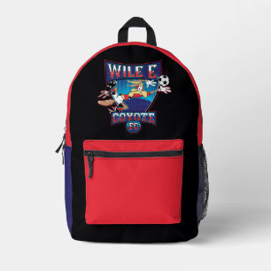 WILE E. COYOTE™ Fußballverein-Emblem Bedruckter Rucksack