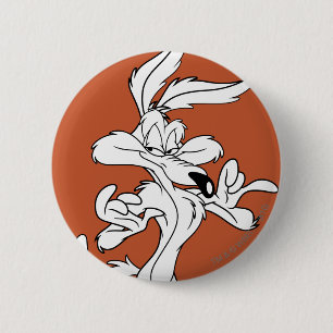 WILE E. COYOTE™ Looking erfreut Button