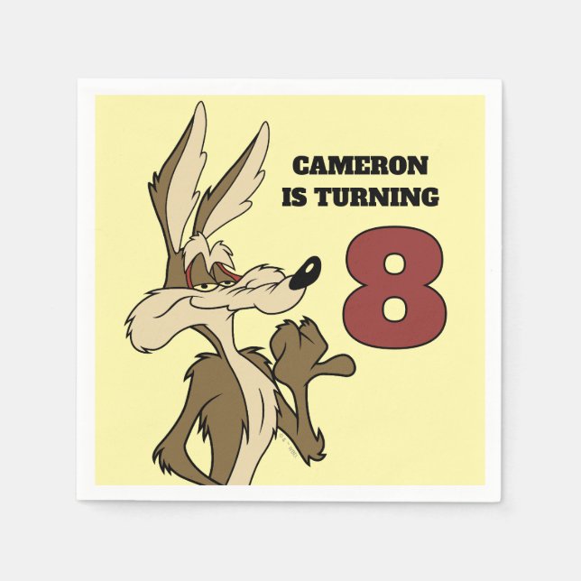 WILE E. COYOTE™ Looking Proud Serviette (Vorderseite)