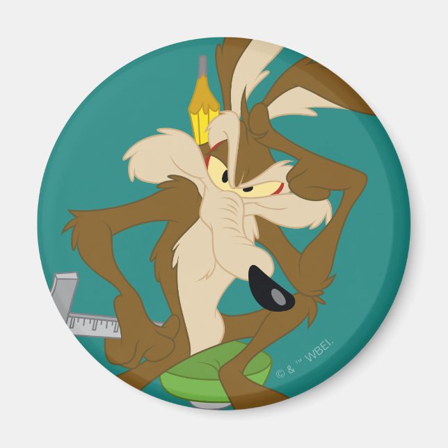 WILE E. COYOTE™ Planning Magnet (Vorne)