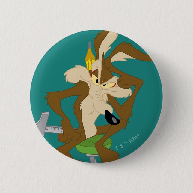 WILE E. COYOTE™ Planung Button (Vorderseite)