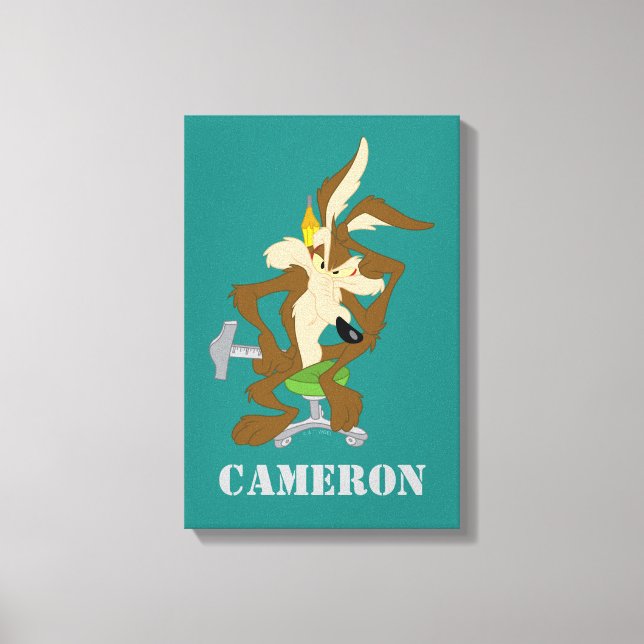 WILE E. COYOTE™ Planung Leinwanddruck (Vorderseite)