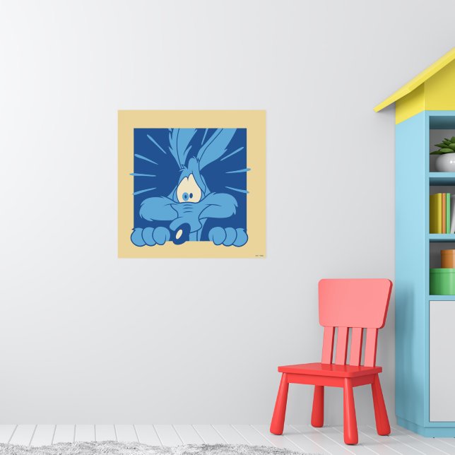 WILE E. COYOTE™ Schockierter Gesichtsausdruck Poster (Kinderzimmer 1)