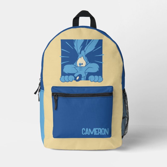 WILE E. COYOTE™ Shocked Expression Bedruckter Rucksack (Vorderseite)