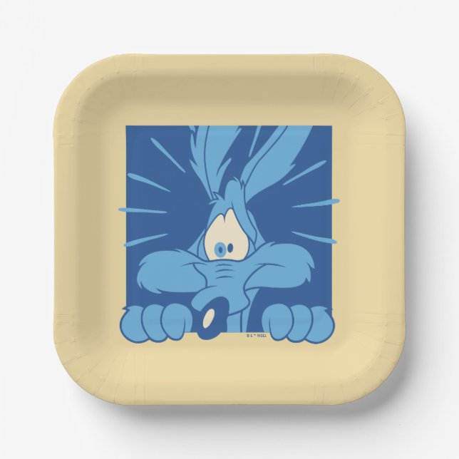 WILE E. COYOTE™ Shocked Expression Pappteller (Vorderseite)