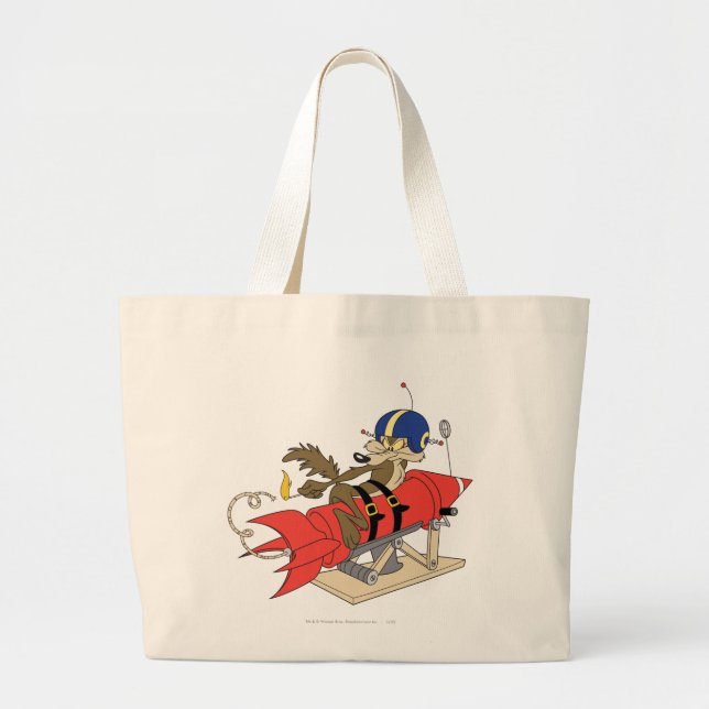 WILE E. COYOTE™ - Start der roten Rakete Jumbo Stoffbeutel (Vorne)