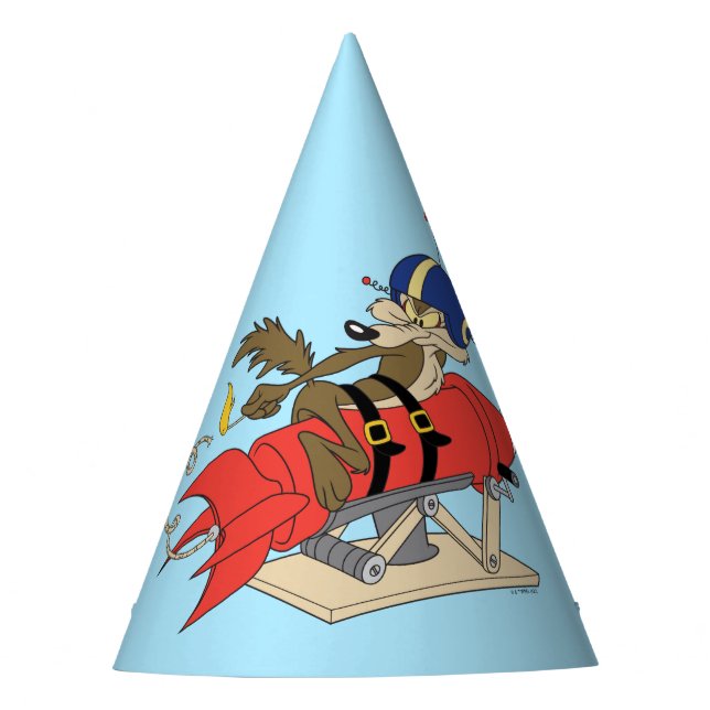 WILE E. COYOTE™ - Start der roten Rakete Partyhütchen (Vorderseite)