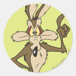 WILE E. COYOTE™ Stehend Tall Runder Aufkleber