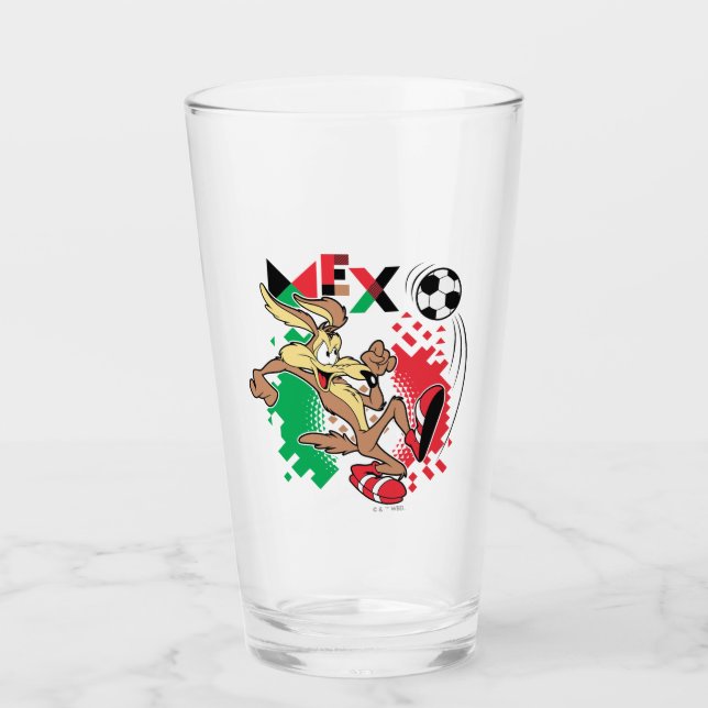 WILE E. COYOTE™ Team Mexico Soccer Graphic Glas (Vorderseite)