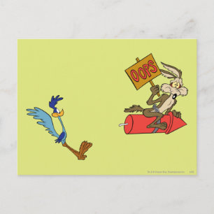 WILE E. COYOTE™ UND ROAD RUNNER™ ACME Rocket Postkarte