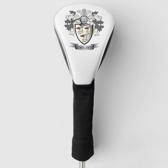 Wiley-Familienwappen-Wappen Golf Headcover (Vorderseite)