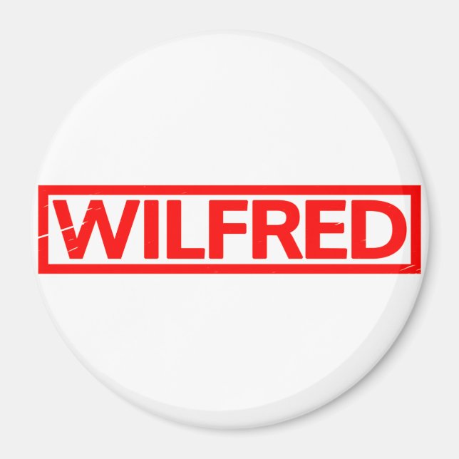 Wilfred Briefmarke Magnet (Vorne)