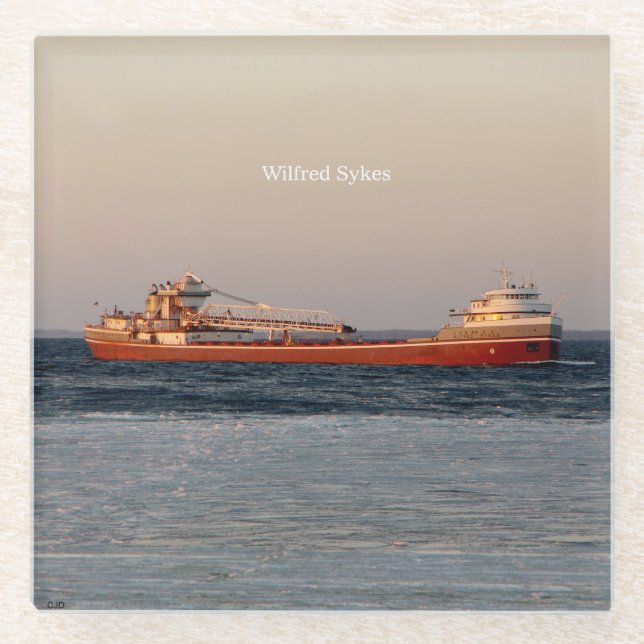 Wilfred Sykes glass Untersetzer (Vorderseite)
