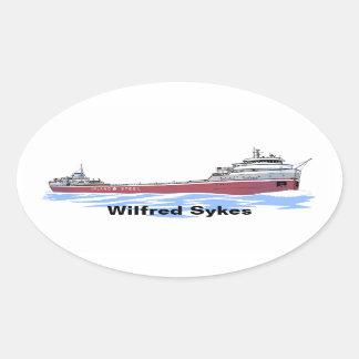 Wilfred Sykes, Großer Seenfrachter Ovaler Aufkleber