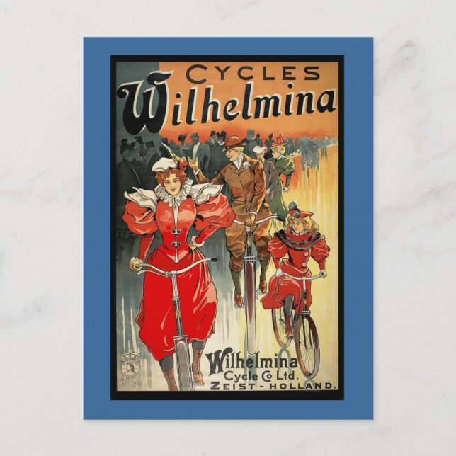 Wilhamena Cycles Postkarte (Vorderseite)