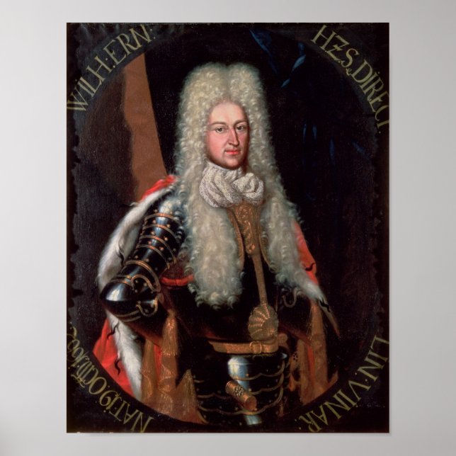 Wilhelm Ernst, Herzog von Sachsen Poster (Vorne)