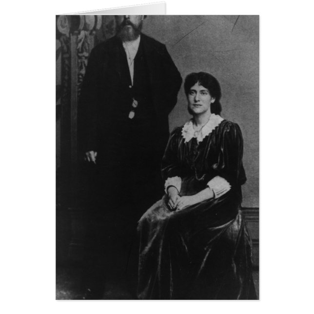 Wilhelm Liebknecht et Eleanor Aveling (Devant)