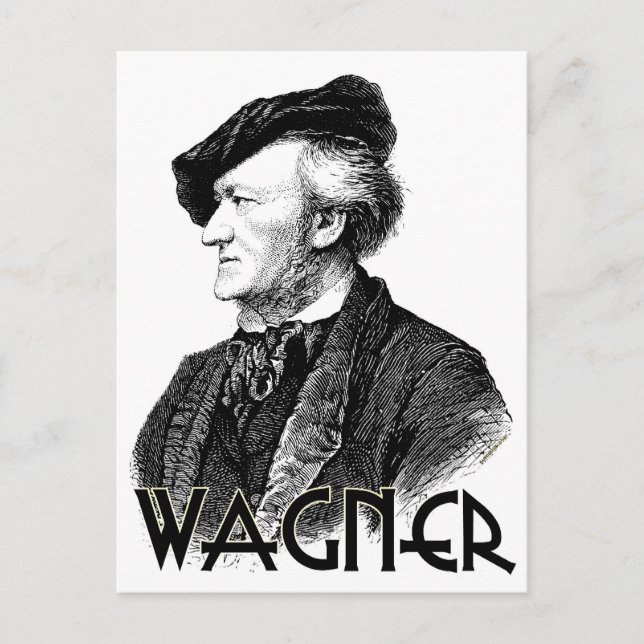 Wilhelm Richard Wagner Postkarte (Vorderseite)