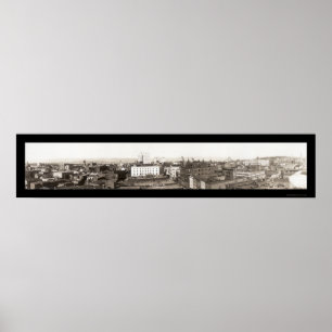 Wilkes-Barre Birdseye Foto 1921 Poster