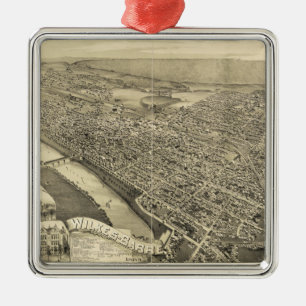 Wilkes-Barre, Pennsylvania (1889) Ornament Aus Metall