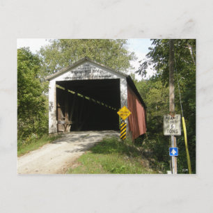 Wilkins Mill Bridge, Parke County, Indiana, Carte 