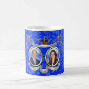 Wilkommen und Feiern Hochzeit Memorbilia Tasse