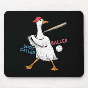 Will Baller Shot Caller Lustiger Gans Spielen Mousepad