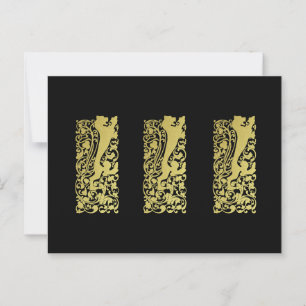 Will Bradley Heraldic Lion Postkarte