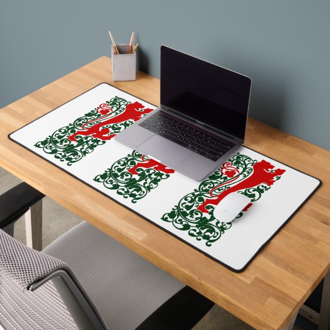 Will Bradley Heraldic Lion Schreibtischunterlage (Büro 2)