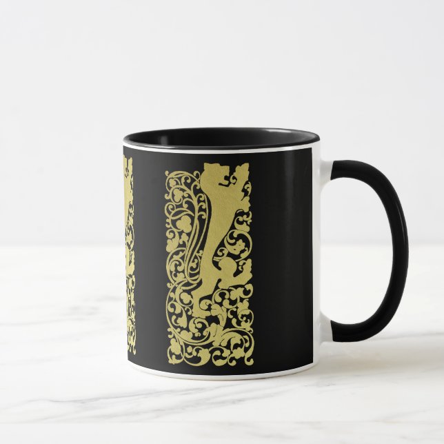 Will Bradley Heraldic Lion Tasse (Rechts)