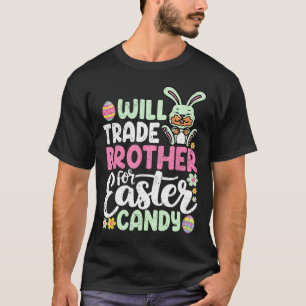 Will Brother für Ostern Bonbon lustigen Kleinkind T-Shirt