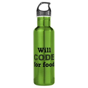 Will Code for Food Liberty Flasche Trinkflasche