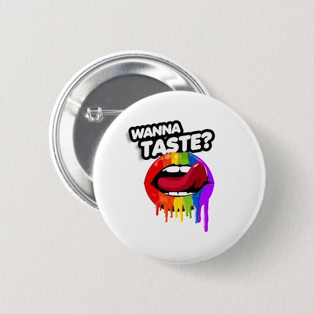 WILL DEN REGENBOGEN KOSTEN BUTTON (Vorne & Hinten)