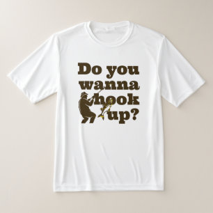 Will du, dich aufzumachen? Funny Fishing T - Shirt