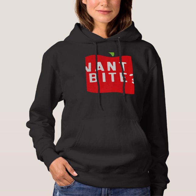 Will Ein Bissen Apfel Pflückermannschaft Apfel Obs Hoodie (Vorderseite)