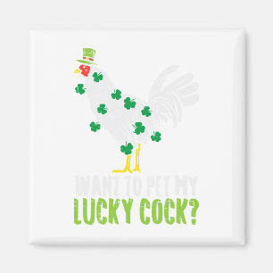 Will mein Glückskind streicheln Funny St. Patrick Magnet
