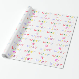 will multicolor wollen geschenkpapier