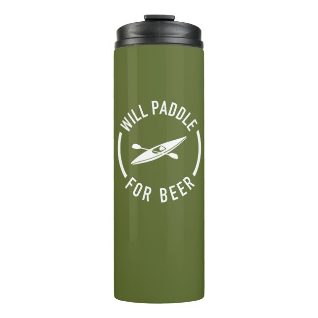 Will Paddel for Beer Thermosbecher (Vorderseite)