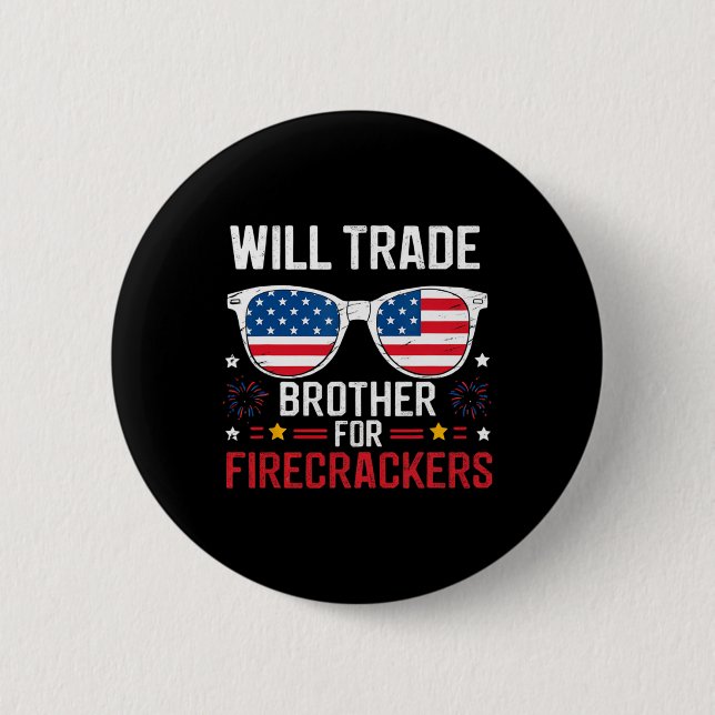 Will Trade Brother für Firecracker Funny 4. J Button (Vorderseite)