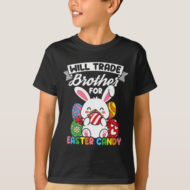 Will Trade Brother für Osterkandy Ostersonne H T-Shirt (Vorderseite)