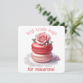 Will Trade Hugs - Valentine's Day Card Dankeskarte