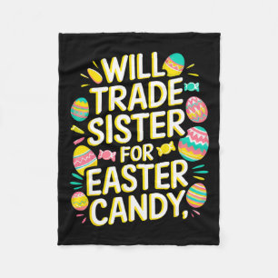 Will Trade Sister Candy Oaster Kleinkind Men Boy Fleecedecke
